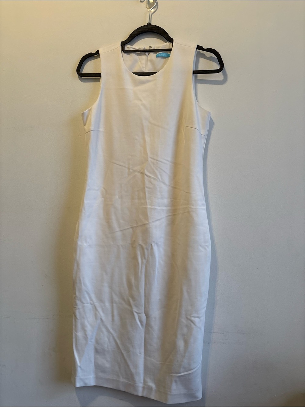 J. McLaughlin Sleeveless White Sheath Dress